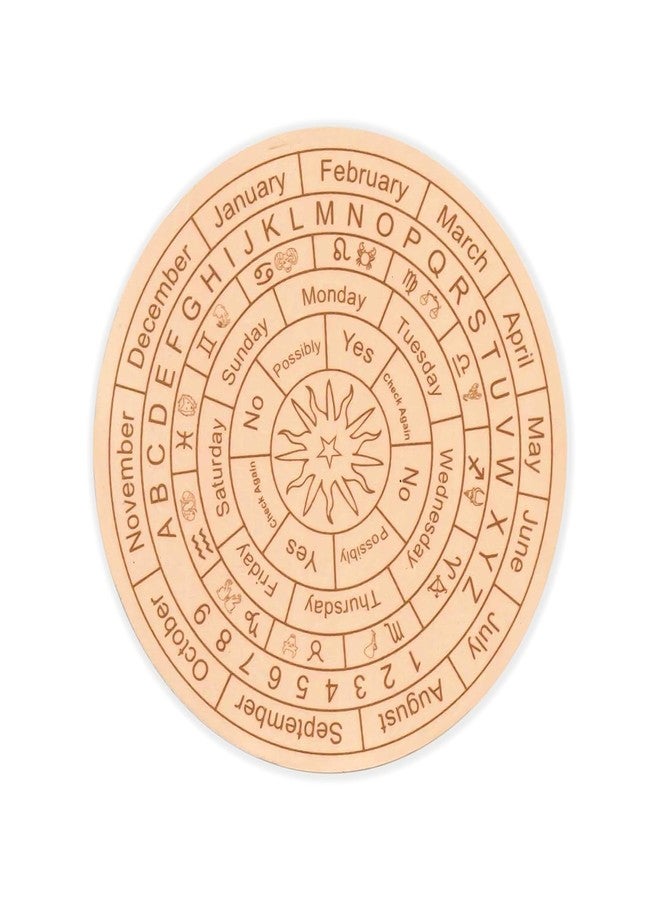 TREE MAISON CORONATING HOMES Dowsing Board (6Inch) with Black Toumaline Pendulum |Dowsing Board | Metaphysical Message Board | Acrylic Divination Board | Spirit Board | Witch Board - Image 5